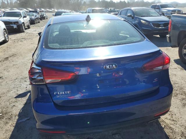 3KPFL4A71JE277026 - 2018 KIA FORTE LX BLUE photo 6