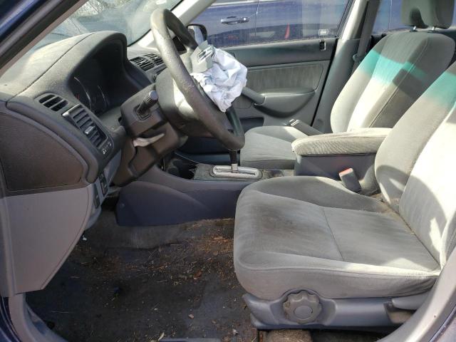 2HGES16525H569039 - 2005 HONDA CIVIC LX BLUE photo 7