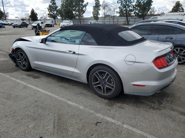 1FATP8UH7K5109381 - 2019 FORD MUSTANG SILVER photo 2