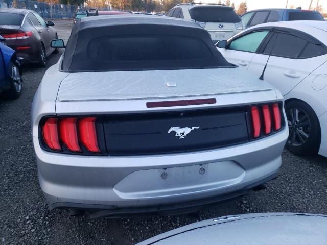1FATP8UH7K5109381 - 2019 FORD MUSTANG SILVER photo 6