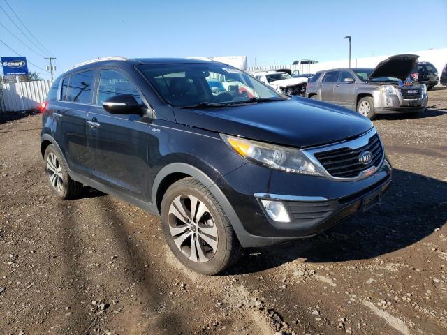 KNDPCCA29C7215945 - 2012 KIA SPORTAGE EX BLACK photo 4