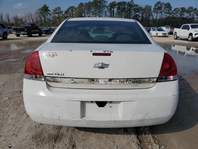 2G1WT55N689222765 - 2008 CHEVROLET IMPALA LT WHITE photo 6