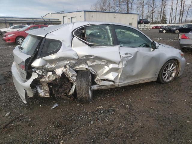 JTHKD5BH7D2167235 - 2013 LEXUS CT 200 SILVER photo 3