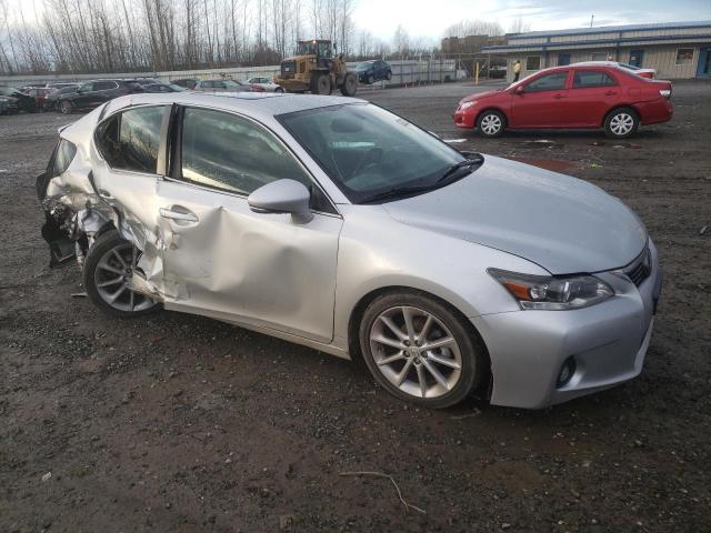 JTHKD5BH7D2167235 - 2013 LEXUS CT 200 SILVER photo 4