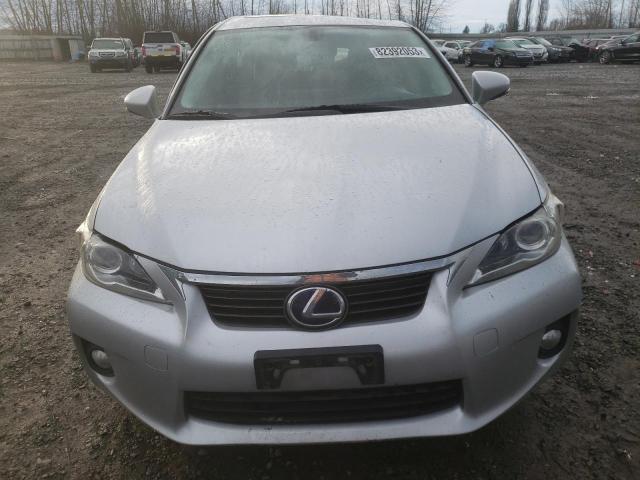 JTHKD5BH7D2167235 - 2013 LEXUS CT 200 SILVER photo 5