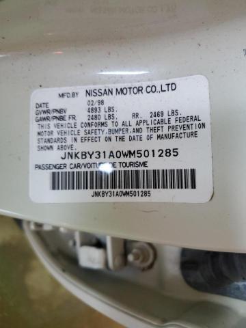 JNKBY31A0WM501285 - 1998 INFINITI Q45 BASE WHITE photo 12