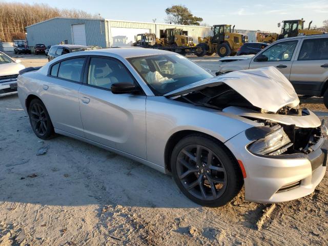 2C3CDXBG1KH663794 - 2019 DODGE CHARGER SXT SILVER photo 4