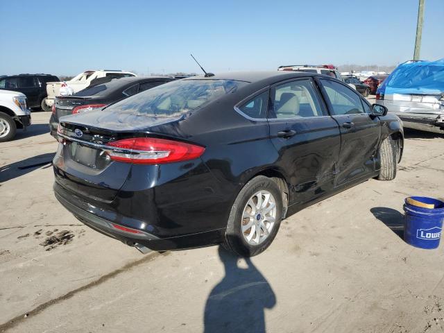 3FA6P0G77HR369111 - 2017 FORD FUSION S BLACK photo 3