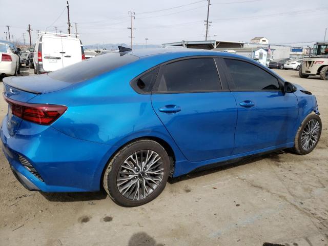 3KPF54AD8NE471171 - 2022 KIA FORTE GT LINE BLUE photo 3