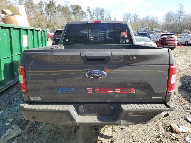 1FTEW1E49LFC02245 - 2020 FORD F150 SUPERCREW GRAY photo 6