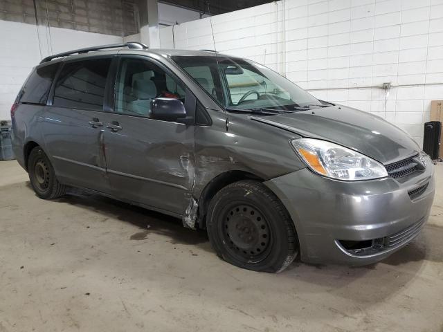 5TDZA23CX5S234351 - 2005 TOYOTA SIENNA CE SILVER photo 4