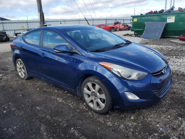 KMHDH4AE5DU579766 - 2013 HYUNDAI ELANTRA GLS BLUE photo 4