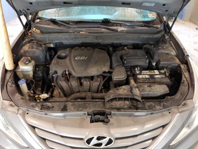 5NPEB4ACXDH782302 - 2013 HYUNDAI SONATA GLS GRAY photo 11