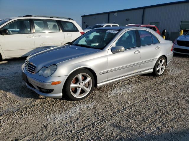 WDBRF40J45F699660 - 2005 MERCEDES-BENZ C 230K SPORT SEDAN SILVER photo 1