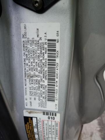 5TEUU42N66Z212786 - 2006 TOYOTA TACOMA ACCESS CAB Күміс фото 12