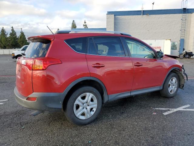 JTMZFREV6DD020766 - 2013 TOYOTA RAV4 LE RED photo 3