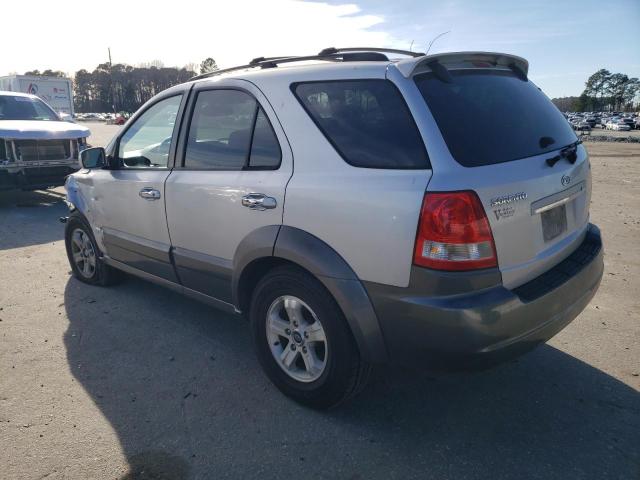 KNDJD733355403178 - 2005 KIA SORENTO EX SILVER photo 2