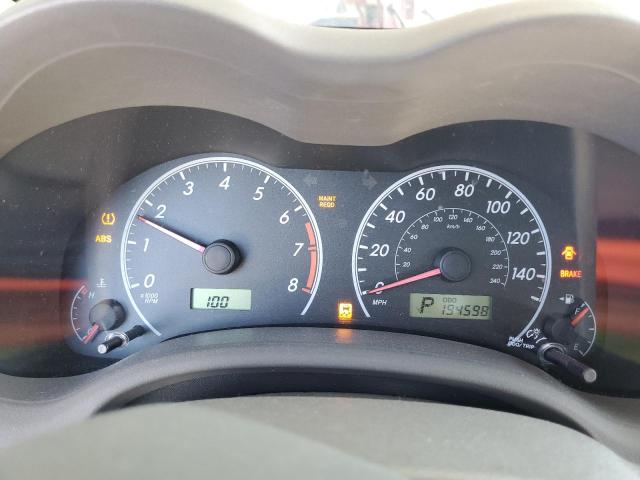 1NXBU4EE0AZ209964 - 2010 TOYOTA COROLLA BASE BLACK photo 9