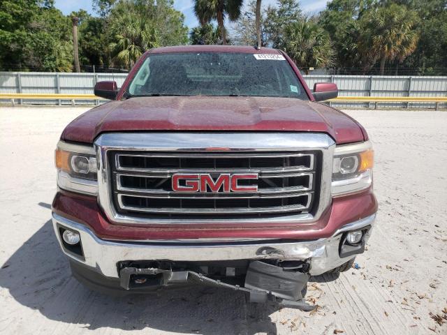 1GTV2UEC0FZ228109 - 2015 GMC SIERRA K1500 SLE BURGUNDY photo 5