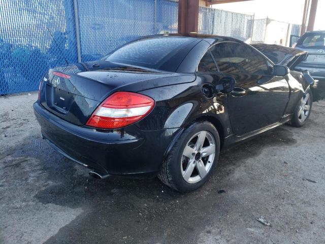 WDBWK54F36F115146 - 2006 MERCEDES-BENZ SLK 280 BLACK photo 3