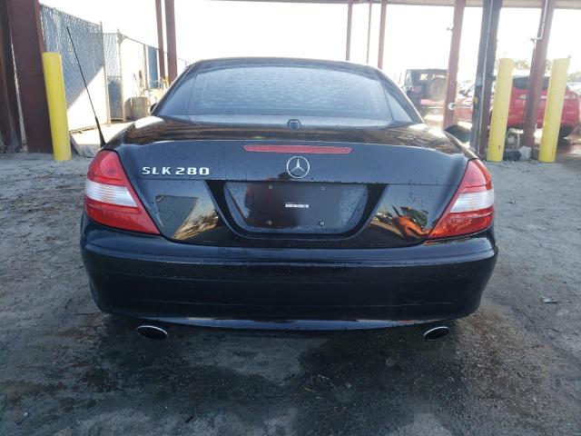 WDBWK54F36F115146 - 2006 MERCEDES-BENZ SLK 280 BLACK photo 6