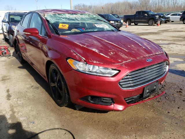 3FA6P0T92GR264188 - 2016 FORD FUSION SE BURGUNDY photo 4