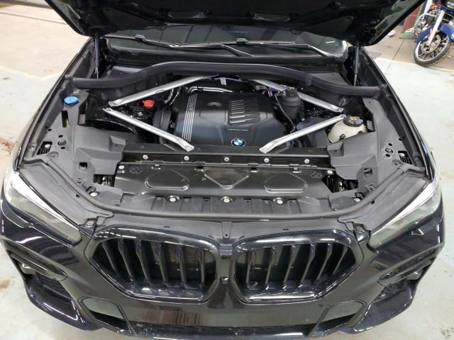 5UXCY6C05M9F32402 - 2021 BMW X6 XDRIVE40I Սև լուսանկար 11