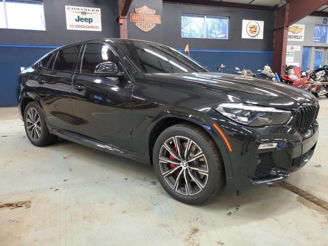 5UXCY6C05M9F32402 - 2021 BMW X6 XDRIVE40I Սև լուսանկար 4