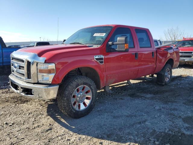 1FTWW31RX8EB45598 - 2008 FORD F350 SRW SUPER DUTY RED photo 1