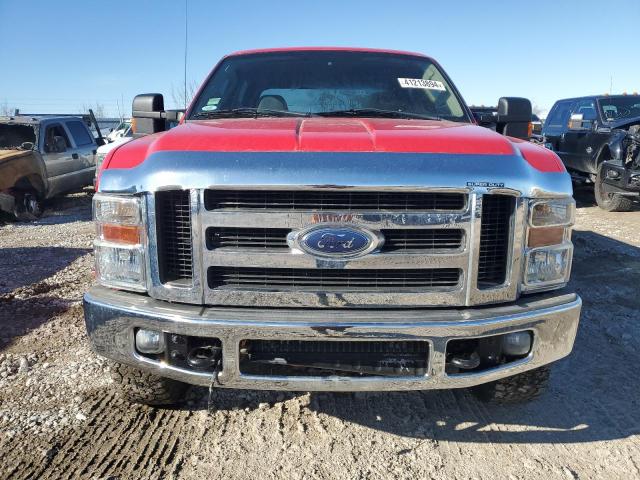 1FTWW31RX8EB45598 - 2008 FORD F350 SRW SUPER DUTY RED photo 5