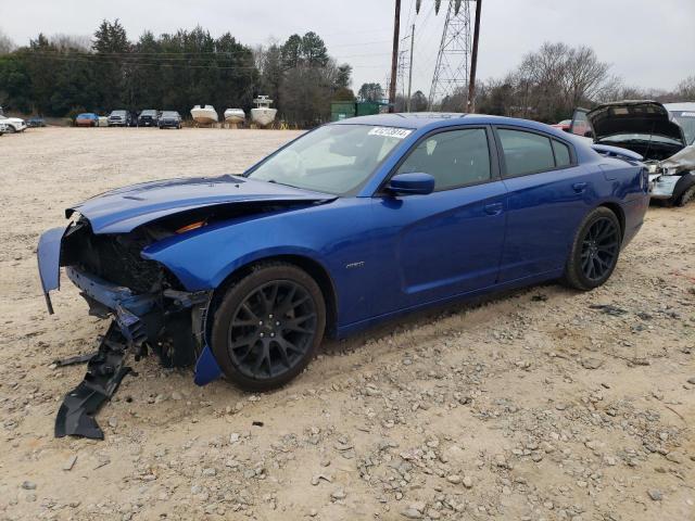 2C3CDXCT6CH241517 - 2012 DODGE CHARGER R/T BLUE photo 1