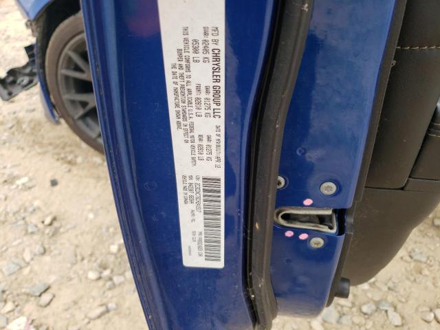 2C3CDXCT6CH241517 - 2012 DODGE CHARGER R/T BLUE photo 13