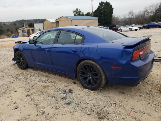 2C3CDXCT6CH241517 - 2012 DODGE CHARGER R/T BLUE photo 2