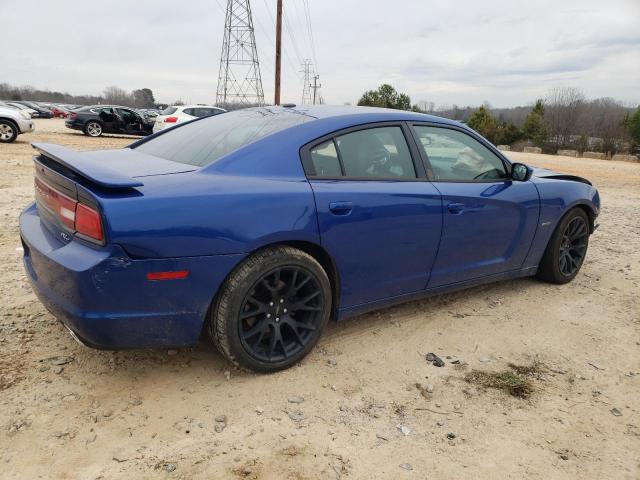 2C3CDXCT6CH241517 - 2012 DODGE CHARGER R/T BLUE photo 3
