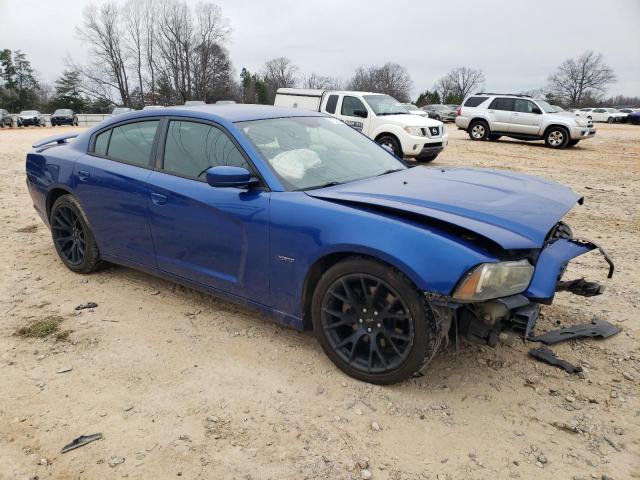 2C3CDXCT6CH241517 - 2012 DODGE CHARGER R/T BLUE photo 4