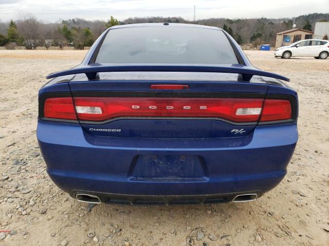 2C3CDXCT6CH241517 - 2012 DODGE CHARGER R/T BLUE photo 6