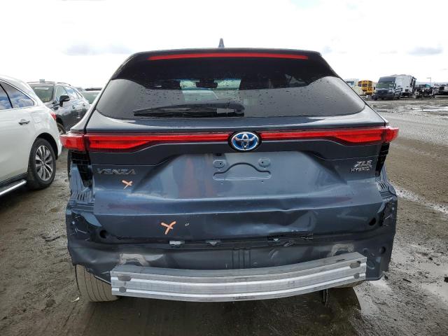 JTEAAAAH8MJ085791 - 2021 TOYOTA VENZA LE BLUE photo 6