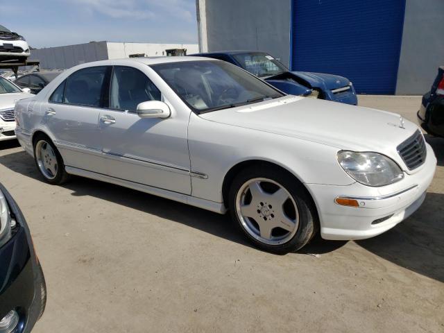 WDBNG78J32A262968 - 2002 MERCEDES-BENZ S 600 WHITE photo 4