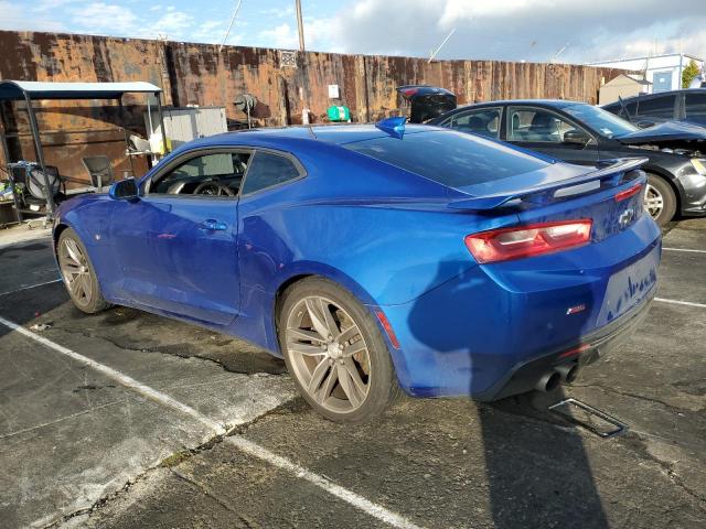 1G1FH1R78J0108336 - 2018 CHEVROLET CAMARO SS BLUE photo 2