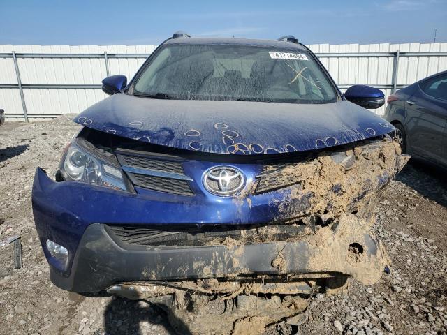 2T3RFREV2EW227496 - 2014 TOYOTA RAV4 XLE BLUE photo 5