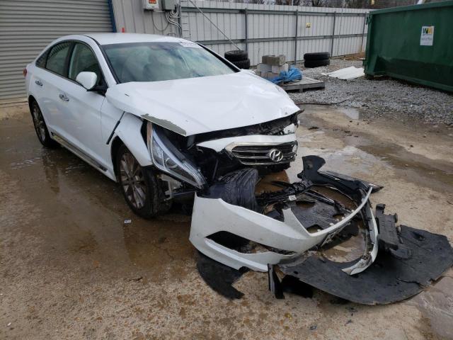 5NPE34AF9FH053038 - 2015 HYUNDAI SONATA SPORT WHITE photo 4