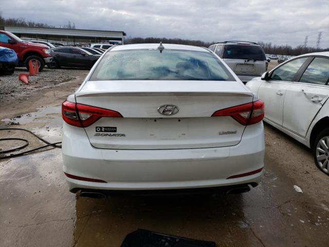 5NPE34AF9FH053038 - 2015 HYUNDAI SONATA SPORT WHITE photo 6