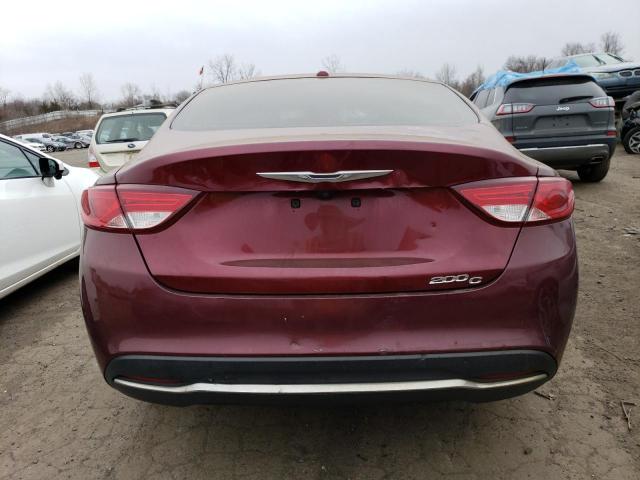 1C3CCCCB1FN520615 - 2015 CHRYSLER 200 C BURGUNDY photo 6