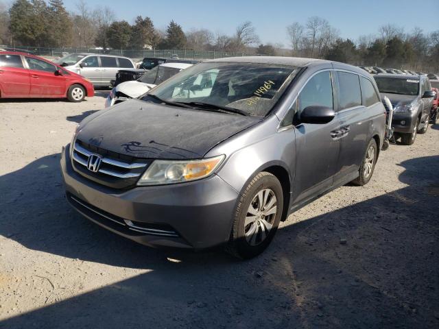 5FNRL5H43EB108186 - 2014 HONDA ODYSSEY EX GRAY photo 1