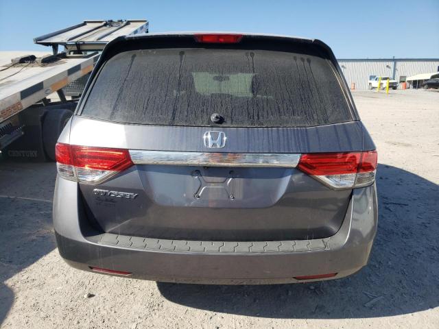 5FNRL5H43EB108186 - 2014 HONDA ODYSSEY EX GRAY photo 6