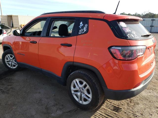 3C4NJCABXJT204488 - 2018 JEEP COMPASS SPORT ORANGE photo 2