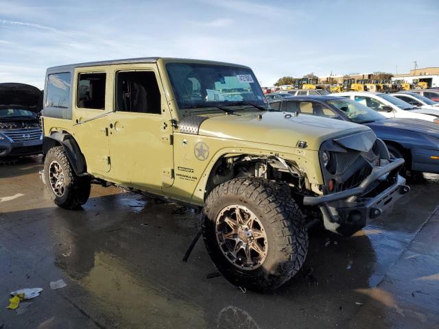 1C4BJWDG2DL660836 - 2013 JEEP WRANGLER U SPORT მწვანე ფოტო 4