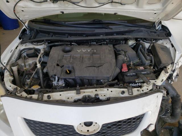 2T1BU40E59C146820 - 2009 TOYOTA COROLLA BASE WHITE photo 11