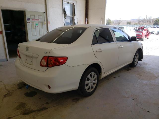 2T1BU40E59C146820 - 2009 TOYOTA COROLLA BASE WHITE photo 3