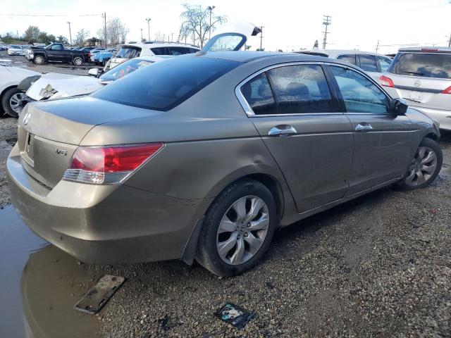 1HGCP36898A035022 - 2008 HONDA ACCORD EXL GOLD photo 3